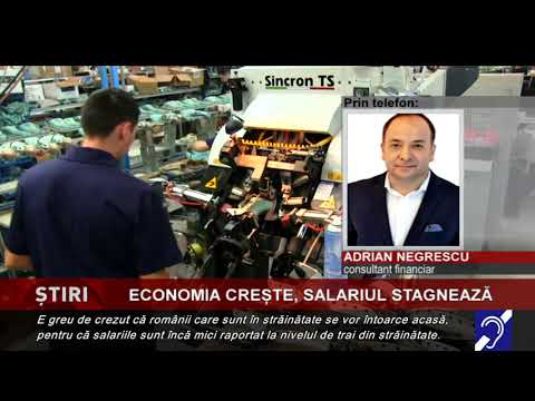 Economia crește, salariul stagnează