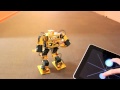 Walky: Operating Bipedal Walking Robot by iPad