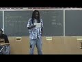 The Teacher shares a poem or if that stick had hit me (: