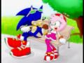 Sonic y Amy Love Love Shine