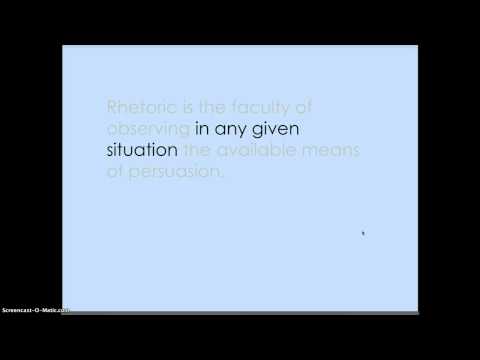 how to define rhetoric