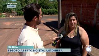 Marília: situação precária para os moradores do bairro Santa Antonieta