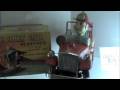 Giant smoking robot and antique tin toys Universal city Osaka Japan