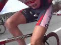 Tour of California Stage 2- Horner derailleur adjust Tour of California Stage 2- Horner derailleur adjust
