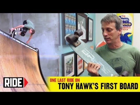 Tony Hawk Final Ride On His First Skateboard 0 Tony Hawk Final Ride On His First Skateboard