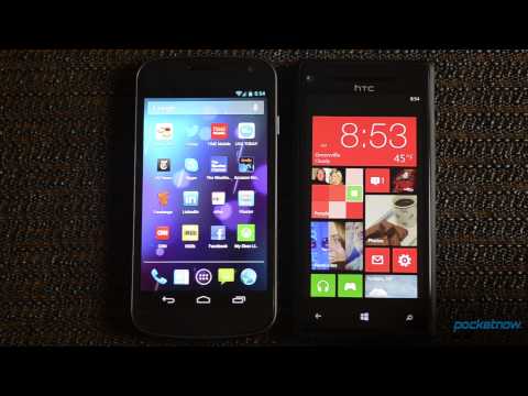 windows phone - Windows Phone 8 and Android 4.1 are very different operating systems, but in many cases they have similar functions that may be implemented in different ways...