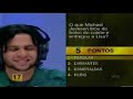 Fã responde sobre Michael Jackson no programa 