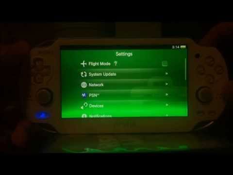 how to update ps vita