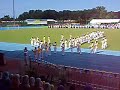 Persembahan pancaragam sempena pembukaan Hari Kecemerlangan Sekolah Berasrama Penuh KALI KE34 yang diadakan di SMS Kota Tinggi,Johor (pembukaan di Stadium Penawar,Bandar Penawar) pada 27 Mei 2007