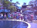 Underwater trumpet player