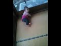 まりのハプニング滑り台