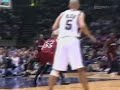 Vince Carter dunks over Alonzo