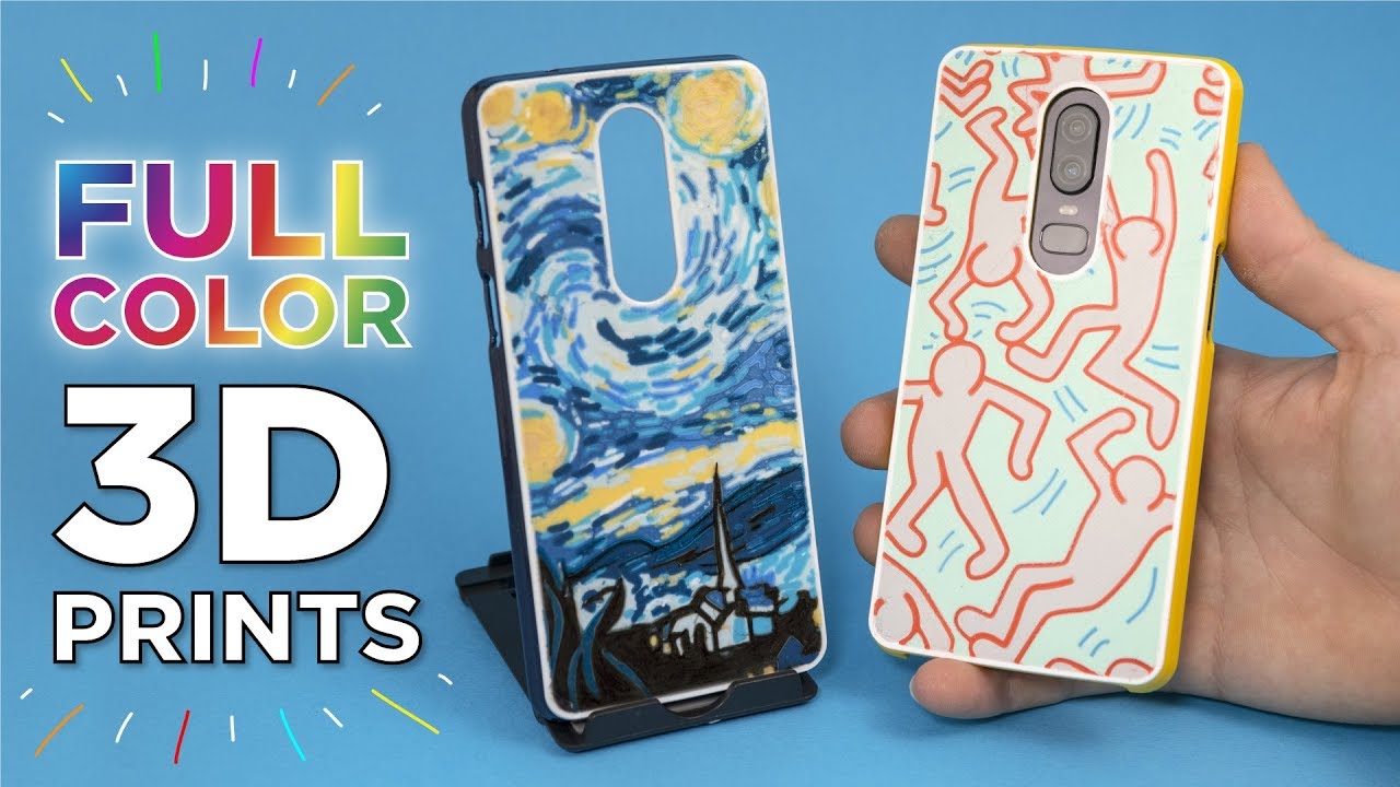 Colorful 3D Prints on a Single Extruder Printer // Artistic Phone Cases