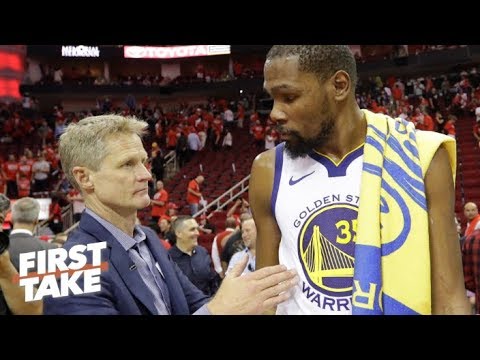 Video: Stephen A.: Kevin Durant 'was not feeling Steve Kerr — at all' | First Take