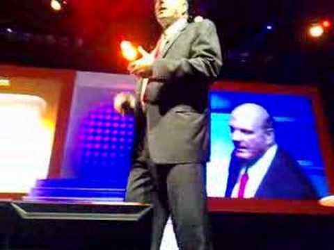Ballmer Keynote tijdens Microsoft partnerdag