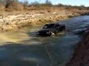 ranger goes through creek 2