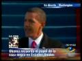 Toma de posesión de Obama como presidente de EEUU. !Que envidia de democracia! ZP inepto toma nota.