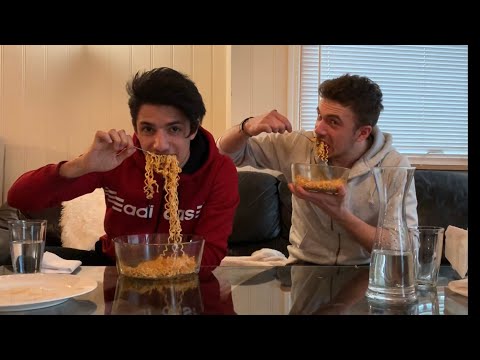 Hot Noodles Challenge 🔥| We Tried The Hottest Noodles In The World 🤯😱