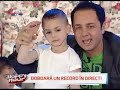 Little Giuliano Stroe sets new world record on live TV