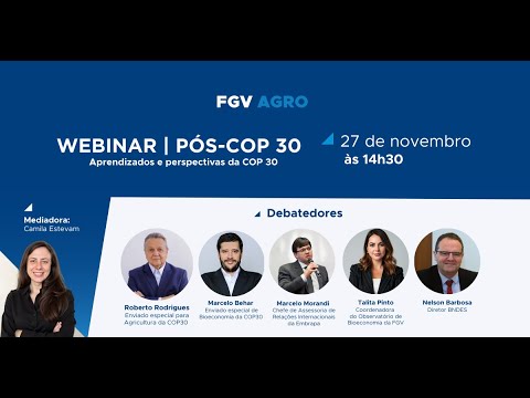 WEBINAR  Pós COP 30 _ Aprendizados e perspectivas da COP 30