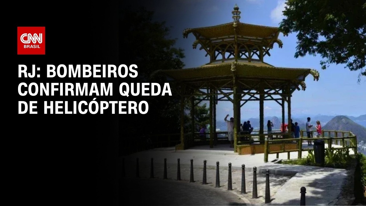 Helicóptero cai na região da Vista Chinesa, no Rio de Janeiro | AGORA CNN
