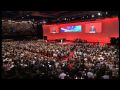 Gordon Brown stirs the crowds at the Labour Party Conference
