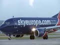 Sky Europe B737-700 Manchester Takeoff
