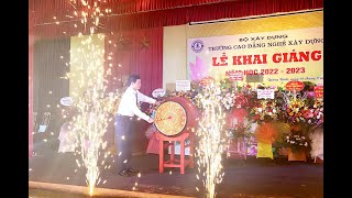 Đồng chí Phạm Tuấn Đạt, Phó Bí thư Thành uỷ, Chủ tịch UBND thành phố dự khai giảng năm học mới tại Trường Cao đẳng nghề xây dựng Quảng Ninh