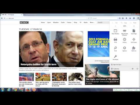 how to set bbc homepage