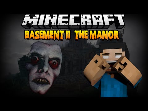 Minecraft BASEMENT II: THE MANOR (Horror Map) w/ Face Cam