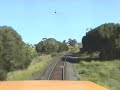 My camera is sitting on the control stand of T378 on 9251 Warrnambool goods. We start at Geelong station and finish at the down end of Marshall. T378 is off line, 313 is making all the noise.
