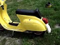 Motore:M1L albero spalle piene campana 24 dritti frizione doppia molla vespatronic 32 valvola piatta marmitta M6