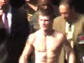 Hatton-Malignaggi weigh-in video Hatton-Malignaggi weigh-in video