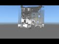 Coastway laser scan animation of a fire damaged period house in Dublin
