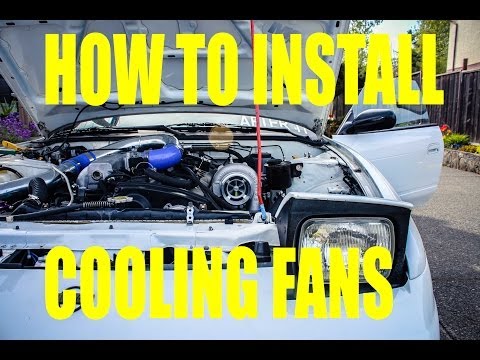 how to hook up electric cooling fan