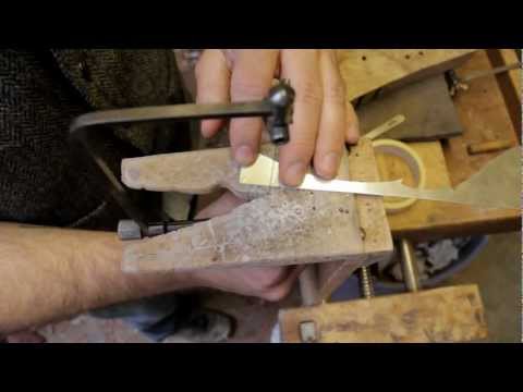 basic inlay technique part 1 - marking out and cutting out a new guitar inlay