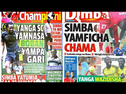 MICHEZO Magazetini Jumatano 12/12/2018:Simba Yaifuata Nkana Kibabe