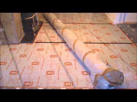 how to fasten underlayment