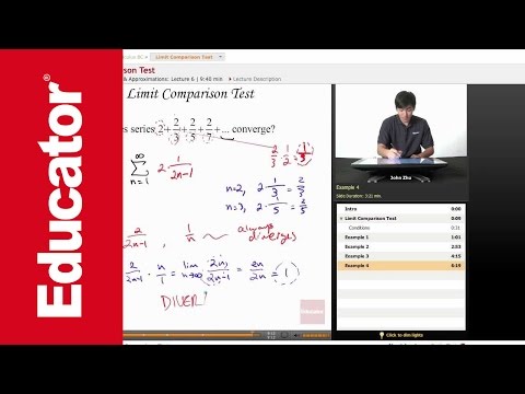 how to find b in limit comparison test