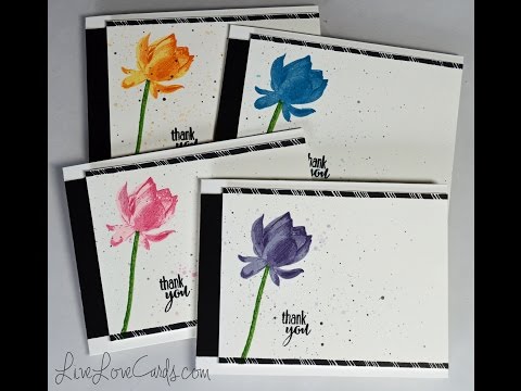 Lotus Blossom Gift Card Set