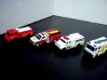 Model fire trucks