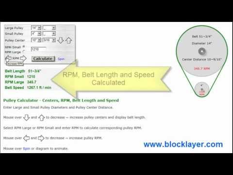 how to measure diameter of v belt pulley