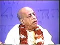 Srila Prabhupada - A Television Interview Srila Prabhupada - A Television Interview