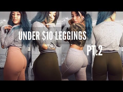 AFFORDABLE CUTE GYM LEGGINGS *TRY ON* HAUL PT.2