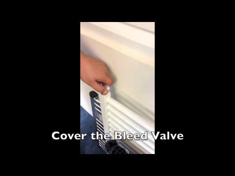 how to bleed heated towel rail