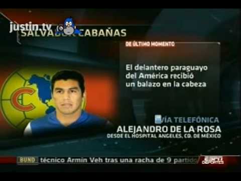 Salvador Cabañas recibe balazo 2