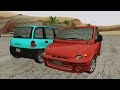 Fiat Multipla Black Bumpers для GTA San Andreas видео 1