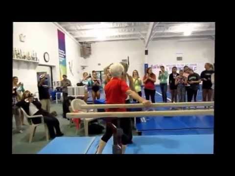 WATCH: The World's Oldest Gymnast!