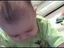 Sam playing in grandmother Sylvia\