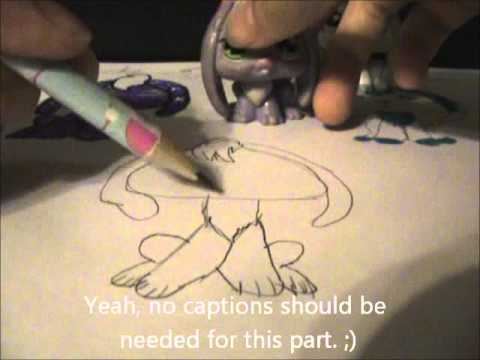 how to draw lps easy